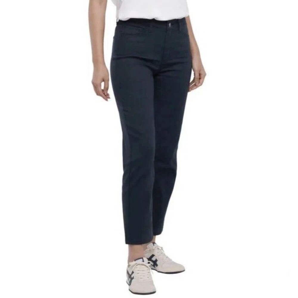 Express Straight Ankle Jeans Navy High Rise Stretch Women’s Size 14 Pants